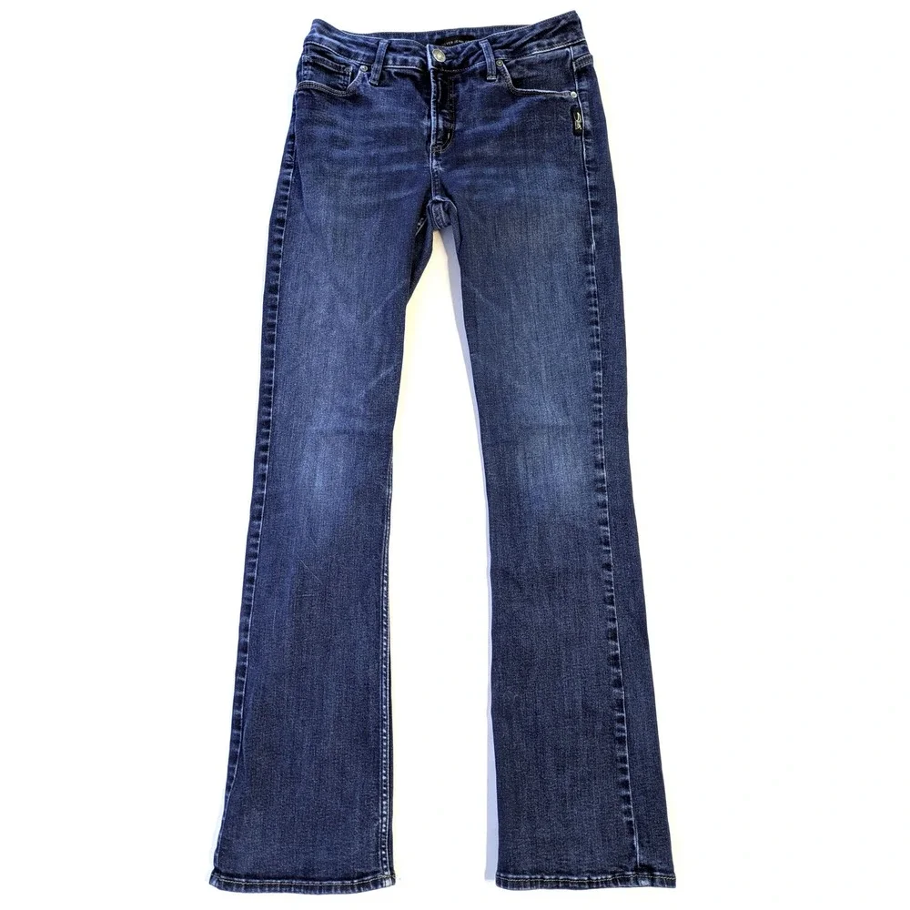 Silver Jeans Co Avery Slim Bootcut Jeans Dark Wash W29 L33 L94627SSX475